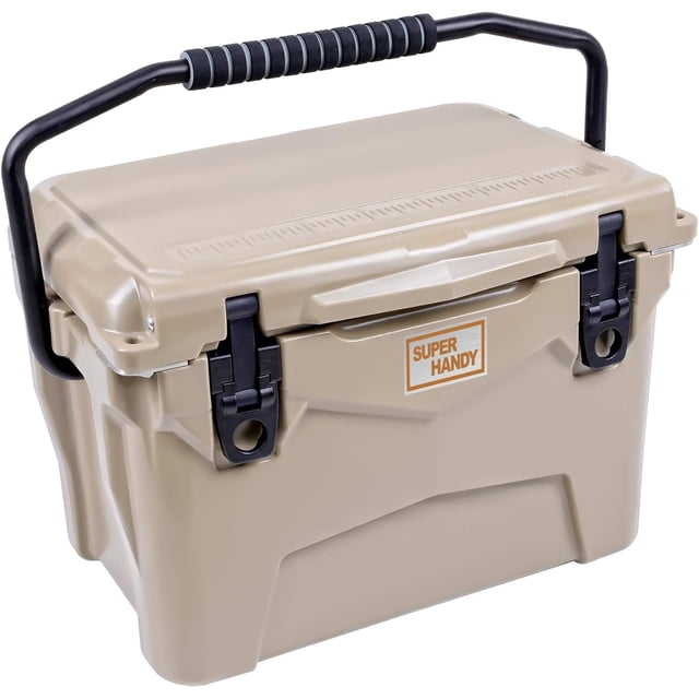 Glacière Moulée par Rotomoulage, 20 Pintes, Beige