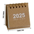 thumbnail image 3 of Mini Calendrier de Bureau 2025 Petit Calendrier de Bureau 2025 à Bascule Debout 2025 Mini Calendrier Décoration de Table Décoration Familiale Pratique Calendrier de Bureau, 3 of 6