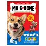 Milk-Bone Saveur Snacks Assortiment de viandes Saveurs de Biscuit Crounchy, Mini's