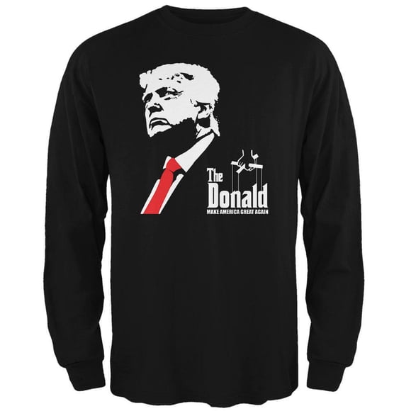 Election 2016 Donald Trump THE Donald Black Adult Long Sleeve T-Shirt