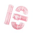 thumbnail image 2 of Hamster Tube Set Curved Pipe DIY Pet Cage Tunnel for Small Animals Mouse Rat Pink, 2 of 8