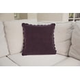 thumbnail image 5 of Mainstays Decorative Cushion Cover, Ribbed, 18x18 in, Scallop Purple, 5 of 5