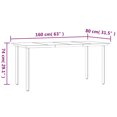 thumbnail image 5 of vidaXL 7 Piece Garden Dining Set Black Steel and Textilene, 5 of 5