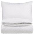 thumbnail image 1 of Bouclair White Obra - Duvet Cover Set Double, 1 of 10