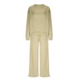 thumbnail image 4 of Posijego Women's 2 Piece Outfits Sweatsuit Long Sleeve Pullover Sweatshirts Drawstring Bottom Pants Tracksuit, 4 of 7