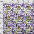 thumbnail image 3 of oneOone Tissu Polyester Spandex Violet pour Robe de Plage Tissu Imprimé au Mètre 56 Pouces de Large, 3 of 4
