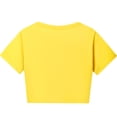 thumbnail image 3 of Hiiyo Little Girls Outfits Tracksuit Letter Print Short Sleeve T Shirt Shorts Set, 3 of 3