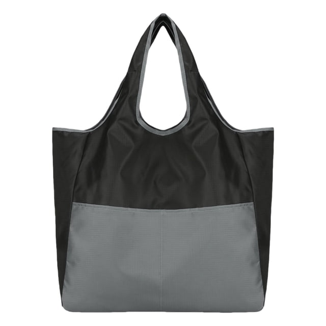 Y-792 Sac d'Épaule Gris Pliable à Main Sportif de Voyage Fourre-Tout pour Randonnée Expédition Bord de Mer Mode Portable Compact Léger Résistant à l'Eau #7a9M9