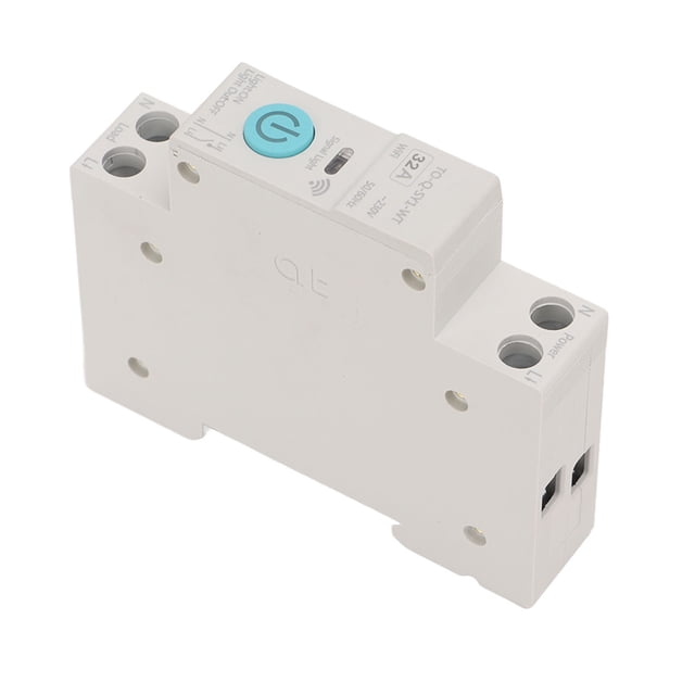 WIFIBreake with Phone Remote Control, DIN35 Rail, 3 Timing Modes 230V Smart Relay Switch for Tuya Smart, Intelligent Home Control