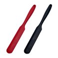 thumbnail image 1 of Maytalsory 2piece Silicone Spatula For Jar Scraping Safe And Convenient Kitchen Scraper Set Cake Spatula black+red, 1 of 6