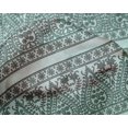 thumbnail image 4 of oneOone Silk Tabby Fabric Stripe|Leaves & Floral Block Print Fabric BTY 42 Inch Wide, 4 of 4