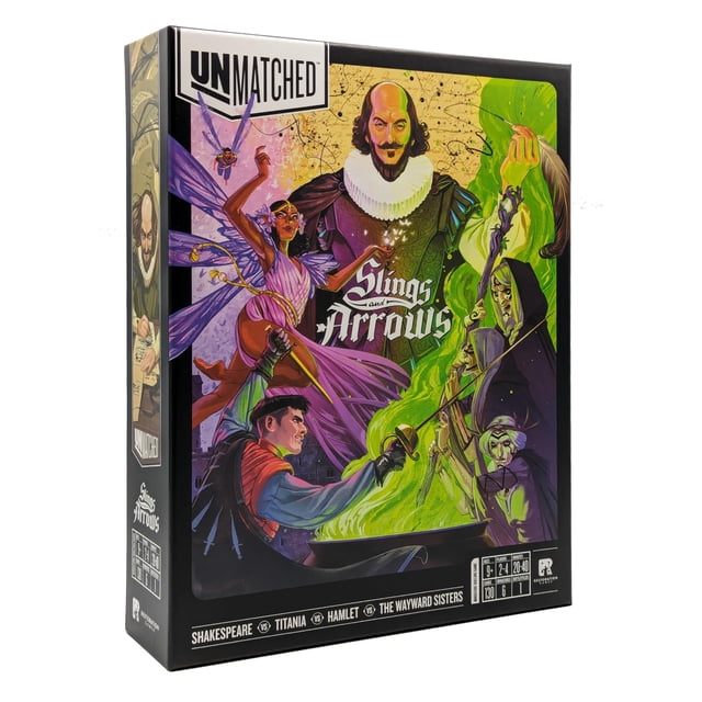 Board Game Restoration Games Unmatched Slings and Arrows