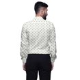 thumbnail image 3 of BESTMAN Chemise en Coton Imprimée avec Poches Col Évasé Boutonnée Chemise Formelle, 3 of 5