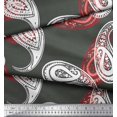 thumbnail image 2 of Soimoi Polyester Crepe Fabric Artistic Paisley Print Sewing Fabric Yard 42 Inch Wide, 2 of 3