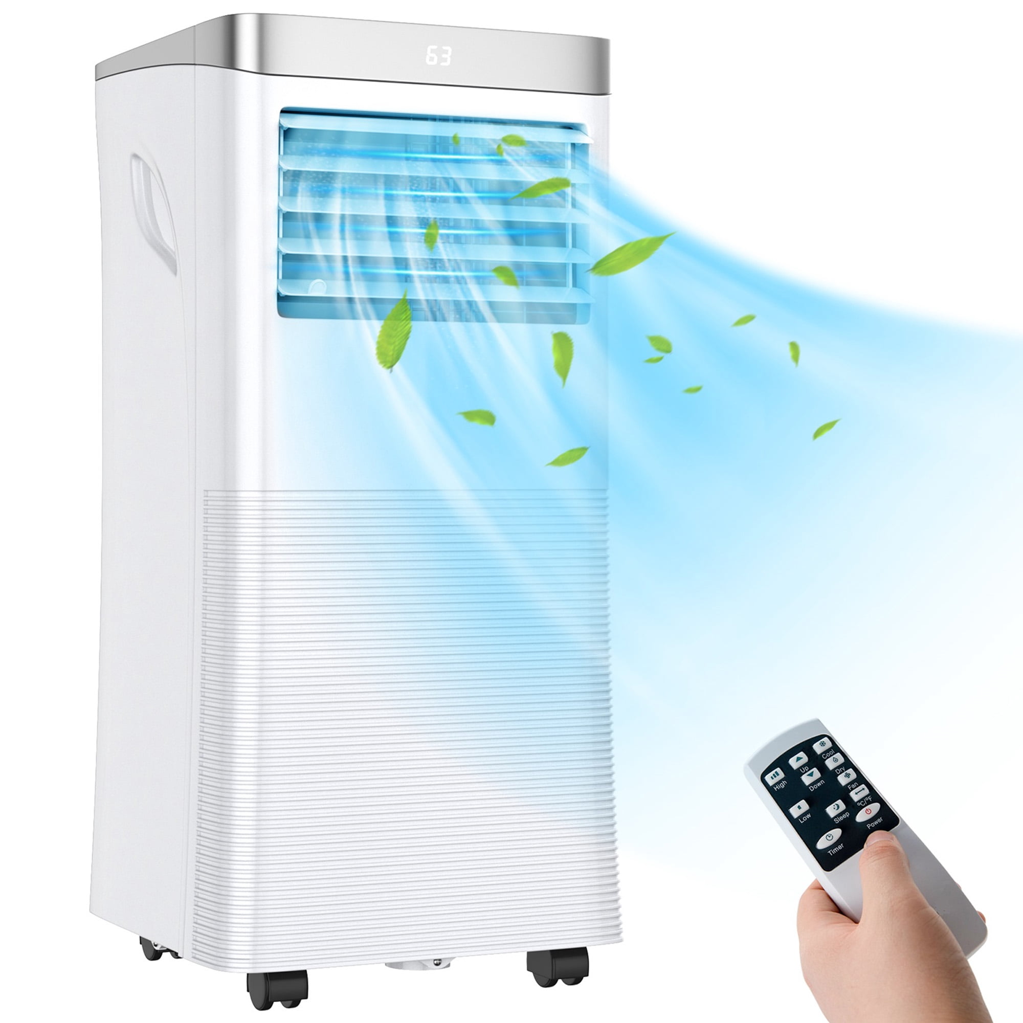 Gymax 3-in-1 Portable Air Conditioner 10,000 BTU Air Cooler w/ 24H Timer