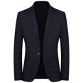 thumbnail image 1 of 2025 Men's Blazers & Suit Jackets Mens Suit Slim Fit Men's Slim Fit Suits Two Button Solid Tuxedo Suit Jacket for Men Slim Fit Jacket Business Suits Wedding Suit Jacket for, 1 of 2