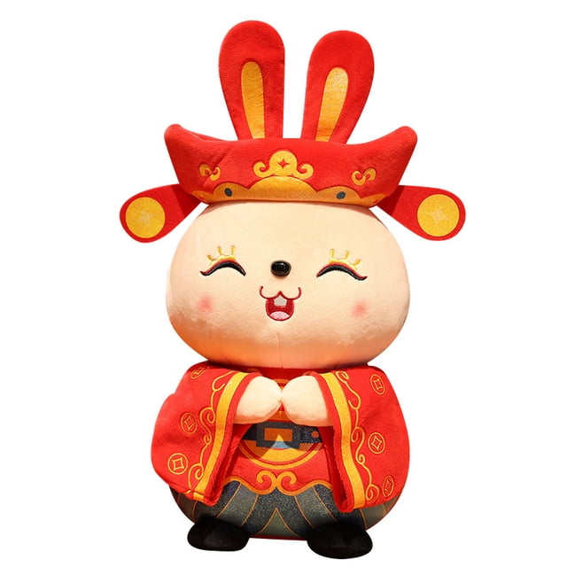serony Plush Toy Rabbit Year Mascot Doll
