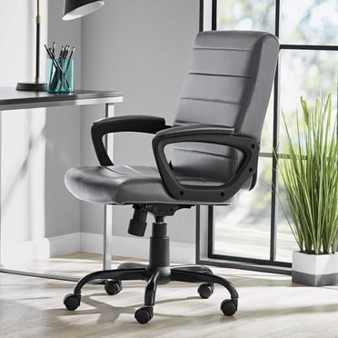 Mainstays Bonded Leather Mid-Back Manager's Office Chair