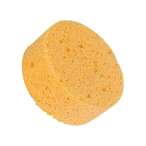 Jierger Grande éponge, Éponges de cuisine, Épargne de nettoyage de voiture, SuperAbsorbent Grande éponge pour le nettoyage de voiture, non-éponges rondes à l'état sec pour la maison/cuisine/bail lavage, jaune