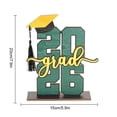 thumbnail image 3 of 2026 Graduation Season Wooden Tabletop Holiday Decorative Ornament Graduation Season Gift, 3 of 7