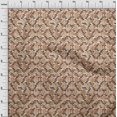 thumbnail image 3 of oneOone Polyester Lycra Mandys Rose Tissu Texture & Triangle Géométrique Matière de Robe Tissu Imprimé Tissu au Yard 56 Pouces de Large, 3 of 4