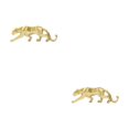 thumbnail image 2 of Transemion Résine Forme Animale Sculpture Brillant Décoratif Décoration Ornement Or 2Set, 2 of 6