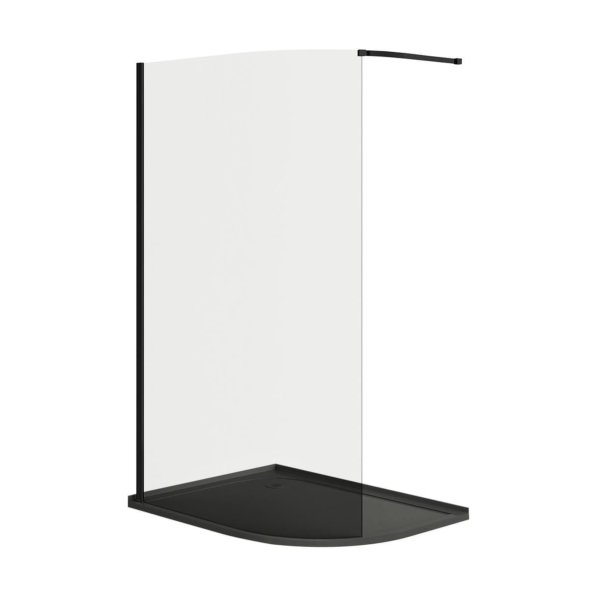 A&E Bath and Shower OLISA-3648-BLK SHOWER
