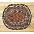 thumbnail image 3 of Capitol Earth Rugs 03-043 Burgundy-Blue-Gray Jute Braided Rug, 3 of 3