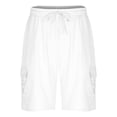 thumbnail image 4 of Birdeem Mens Shorts Mens Summer Leisure Comfortable Button Pocket Elastic Waist Shorts, 4 of 10