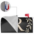thumbnail image 3 of Classic Monogram Letter R Mailbox Cover Magnetic Standard Size Waterproof Letter Post Box Cover Wrap Oversize Decoration Welcome Home Garden Outdoor 21" Lx 18" W, 3 of 6