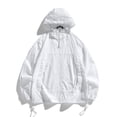 thumbnail image 1 of RXIRUCGD Ensemble de Protection Solaire pour Homme Veste Décontractée à Manches Longues avec Capuchon, Blanc, Taille : M, 1 of 6