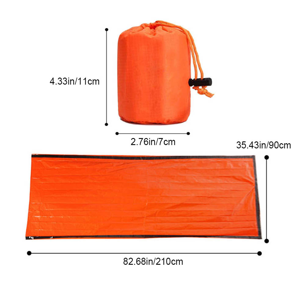 Thermal Sleeping Bag,Emergency Sleeping Bag Waterproof Emergency Sleeping Bag Survival Blanket Crafted with Care