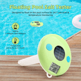 thumbnail image 4 of Solar Salinity Meter Temp Salt Tester Waterproof Floating Pool Salt Water Tester for Aquarium Swimming Pool Spa,1 * Water Salt Tester, 4 of 7
