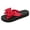 Red, variant on Women's Lightweight Bow Platform Flip Flops Non Slip Walking Tong Sandals Comfortable Slip On Beach Slide Shoes White Size 9
