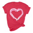 thumbnail image 5 of Pisexur T-shirt de la Saint-Valentin Haut T-shirt de la Saint-Valentin pour Femme Amour Imprimé T-shirt à Manches Courtes Haut à Manches Courtes Col Rond Haut/chemise, 5 of 5