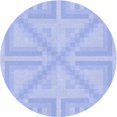 thumbnail image 1 of Ahgly Tapis Rond Lavable en Machine Intérieur Transitionnel Bleu Ciel, 7 Pieds Rond, 1 of 7