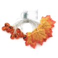 thumbnail image 1 of Halloween Maple Leaf Light String LED Lighted Garden Yard Fence Pumpkin Garland for Home Halloween Decoration Type 6, 1 of 9