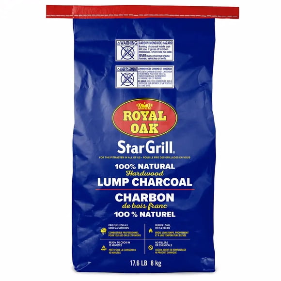 R OAK LUMP CHARCOAL