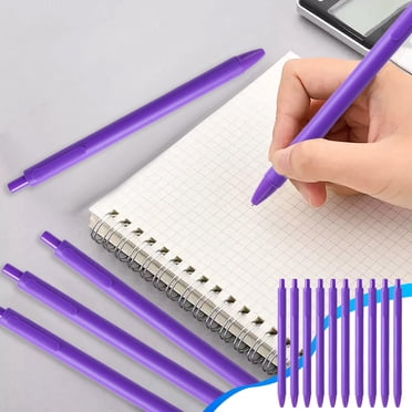 EGNMCR Home Decor, Room Decor, Wall Decor 10 Pack Large Capacity Fast Drying Basic Blackness Gel Pens Write Smoothly 1ml Plastics gel pen