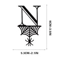 thumbnail image 1 of Spider Halloween Decoration Hang Tag Set with 26 Iron Letters 5.3 cm x 9 cm, Black Rope Included, 1 of 4