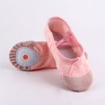 thumbnail image 1 of Children Cotton Ballet Dance Shoes Slippers Pointe Dance Gymnastics 22-30, 1 of 4