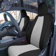thumbnail image 3 of FH Group Waterproof Neoprene Custom Fit Car Seat Covers for 2020-2024 Tesla Model Y, Gray, 3 of 10