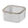 thumbnail image 1 of SLYNSHome Mini Desktop Trash Can Press Lid Organizer for Tidy Desk Storage - White - S, 1 of 7