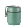 thumbnail image 2 of Oleegame 1PC Kids Snack Boxes For School Stainless Insulated Lunch Box With Breakfast Porridge Cup Small Rice Bucket Soup Cup Soup Pot Pot Stew Pot Soup Box Suitable For Children And Adults Green, 2 of 9