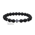 thumbnail image 3 of Bracelets pour Hommes en Perles de Pierre Naturelle Bracelet Résistant à l'Usure Hommes Bijoux en Pierre Ronde Naturelle Joncs en Corde Élastique Mode Bracelet Tigre Fête Type 8, 3 of 7