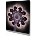 thumbnail image 2 of Fleur Fractale d'Art Numérique Jaune Vif - Impression sur Toile Florale, 2 of 3