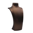 thumbnail image 1 of Necklace Bust Display Rack Jewelry Pendant Chain Display Holder Womens Neck Jewelry Organizer Stand Holder Rack Gold 13.5x26cm, 1 of 6