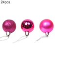 thumbnail image 2 of 24Pcs Christmas Tree Balls Festival Home Party Mall  Hanging Decor Ornament, 2 of 10