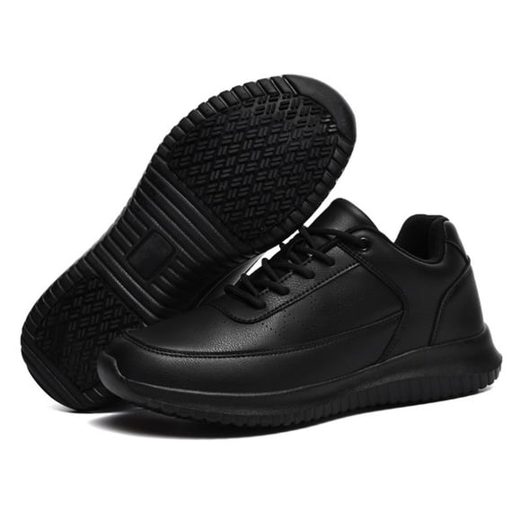 EIGTHTAIL Non Slip Work Shoes Kitchen Chef Shoes Oilproof Restaurant Walking Sneakers Waterproof Nursing Footwear Lightweight for Food Service