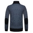 thumbnail image 3 of Qertyioot Hauts pour Hommes Mode Veste Décontractée Extérieur Manches Longues Manteau Chaud, 3 of 7
